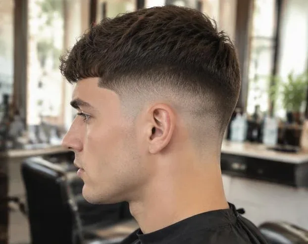 Degradado masculino con textura