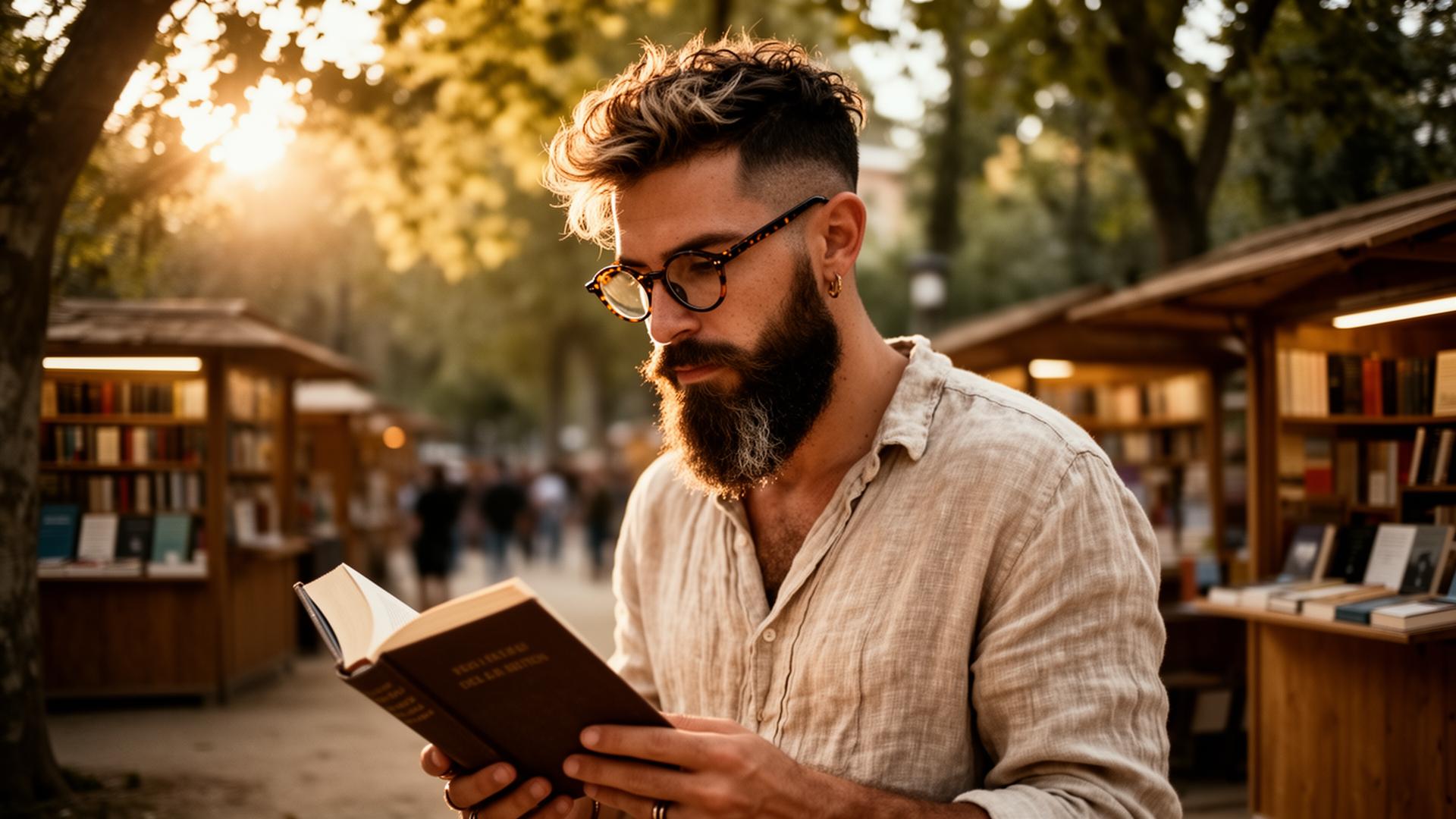 Estilo Boho y Barba Intelectual: La tendencia masculina que toma El Retiro